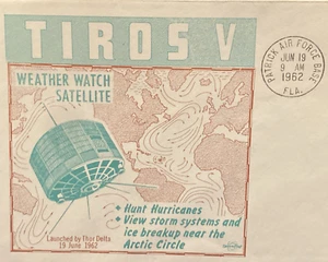 HURRICANE & STORMY WEATHER WATCH SATELLITE TIROS V SWANSON PAFB JUNE 19 1962 - Picture 1 of 6
