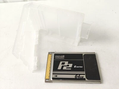 MAXELL P2C-64E P2 MEMORY CARD E SERIES 64gb carte mémoire - warranty - Image 1 of 2