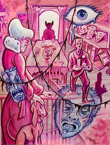 MAGENTA MANSION ** MIKE BENNETT'S ORIGINAL ART (2025) 03/17/25 - Picture 1 of 1