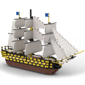 MOC: The Oldest Ship Naval Vessel Biulding Toys 1:200 Scale 1905 Pieces DIY - Picture 1 of 4