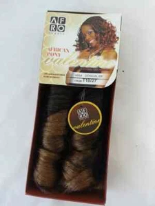 Afro Beauty Collection African Pony (Valentine) - F1B/27 - schwarz/honigblond - Bild 1 von 3