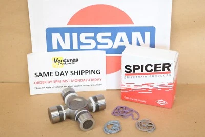 Nissan Titan 2017-2022 línea de transmisión trasera piñón yugo junta en U Dana Spicer Foto 1 de 4