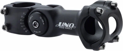 Kalloy 820 Stem - 110mm, 31.8 Clamp, Adjustable, 1 1/8", Aluminum, Black - Image 1 of 2