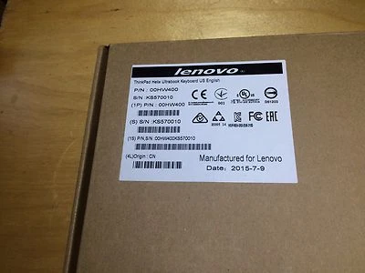 Lenovo Thinkpad Helix Ultabook Keyboard US English 00HW400 New in Sealed Box - Image 1 of 3