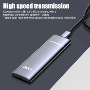 M.2 NVMe 2280 Portable SSD Case Laptop Phone External Enclosure SSD Adapter - Afbeelding 1 van 12