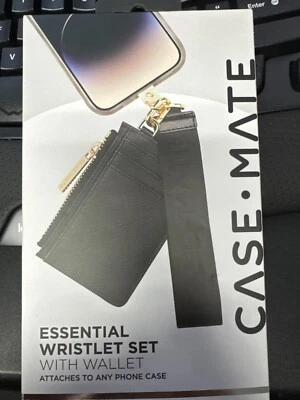 Case Mate Essential Wristlet Set with Wallet for Most Cell Phones Black - Image 1 of 4