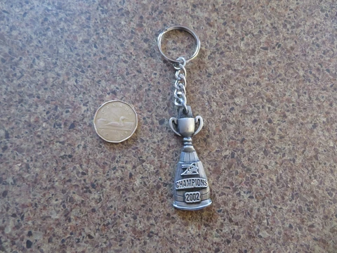 1 VINTAGE MONTREAL ALOUETTES 2002 GREY CUP CFL  KEYCHAIN CHAMPION Cover