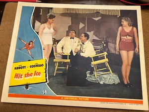 Hit The Ice 1943 Universal 11x14" comedy lobby card Abbott and Costello - Picture 1 of 1