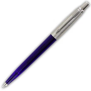 Parker Jotter Ballpoint blu viola traslucido made in UK nuovo - Foto 1 di 1
