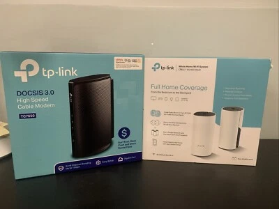 TP-LINK Docs is 3.0 Tc7650 Deco W2400 2 Port 100 Mbps Wireless Modem & Router - Image 1 of 4