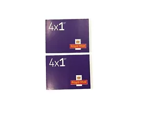8x Royal Mail First Class Stamp Books Barcode (8 Stamps Total) 4 Stamps Per Book - Picture 1 of 6