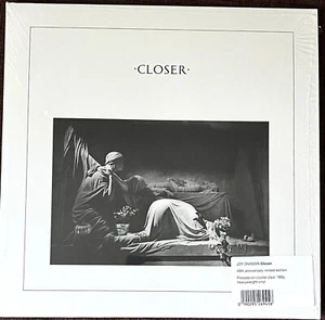 Joy Division - Closer - 40th Anniversary - On Crystal Clear 180g Vinyl - Mint - Bild 1 von 4