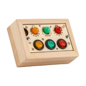 Lights Buttons Busy Board Activity Sensory Board for Travel Toys Kids - Picture 1 of 5
