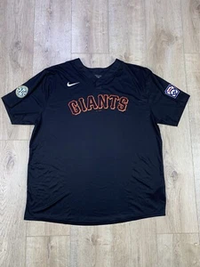 San Francisco Giants Nike T-Shirt Herren XL schwarz Dri Fit Trikot Irmo Little League - Bild 1 von 15