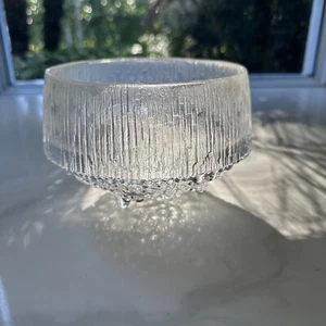 MCM Littala Ultima Thule Servizio Ciotola con Piedi Tapio Wirkala 6" x 4-1/2" Perfetto! - Foto 1 di 6
