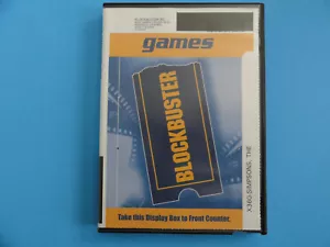 XBOX 360 LOS SIMPSON - ESTUCHE DE ALQUILER DE VIDEO TAQUILLERO - SIN JUEGO - Imagen 1 de 5