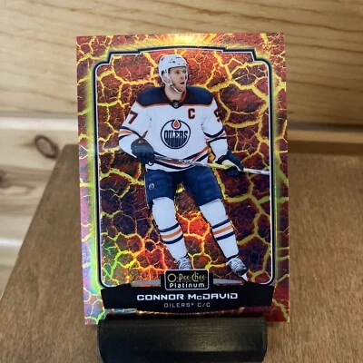 2022-23 O-Pee-Chee Platinum Hot Magma Connor McDavid 312/499 #97 - Image 1 of 2