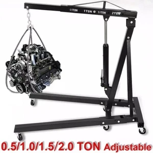 Motorheber 2000 KG Werkstattkran Kran Motorkran klappbar Hebekran 2T Kräne - Bild 1 von 16