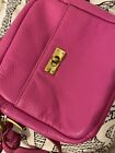 J.CREW  LEATHER  CROSS BODY BAG COLOR HOT PINK