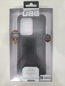 Urban Armor Gear UAG Monarch Case for Samsung Galaxy S20 Ultra - Black Leather - Picture 1 of 4