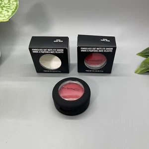 2 X MAC Powder Kiss Soft Matte Eye Shadow- WERK , WERK WERK- Fullsize 1.5g -NIB - Picture 1 of 5