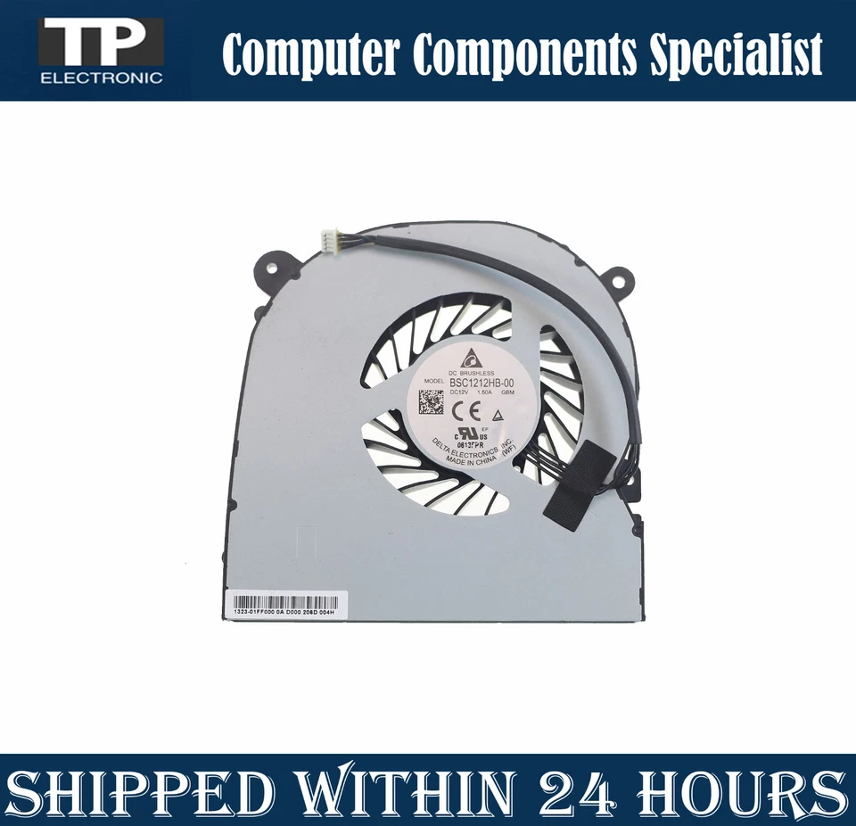 Laptop CPU Cooling Fan BSC1212HB-00 DC12V 1.50A 4-Pin 1323-01FF000 - Image 1 of 2