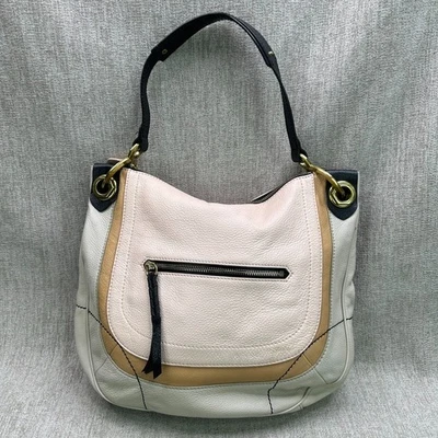 Bolso de Hombro Convertible OrYany Cuero Beige Crema Sydney Grande Hobo Clásico Foto 1 de 4