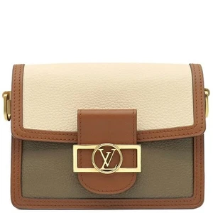 LOUIS VUITTON DAUPHINE MINI SHOULDER BAG TAURILLON LEATHER M55504 WOMEN'S F/S - Picture 1 of 15