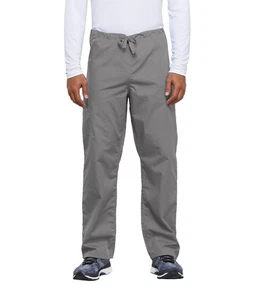 Scrubs Cherokee Workwear Men's Drawstring Cargo Pant Tall 4100T GRYW Grey - Picture 1 of 5