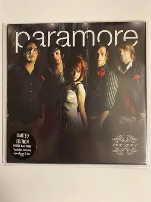 Paramore - Emergency  7" Vinyl In Poster Bag & Promo Sticker - Image 1 of 2