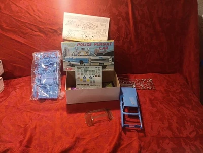 M28c NIOB Jo-Han Plymouth Fury Police Pursuit Car 1/25 Model Kit GC-300 - Image 1 of 4