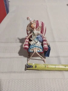 Abt 56 Heiligabend Bo Ho Ho Fee im Stuhl Ornament - Bild 1 von 10