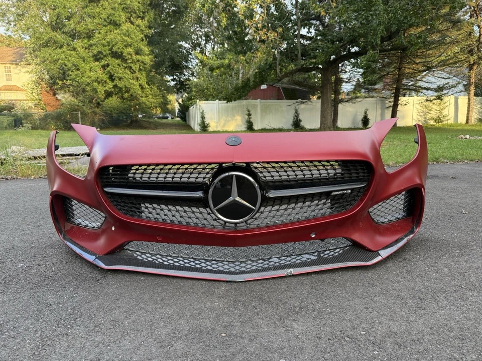 Parachoques delantero completo Mercedes Benz AMG GT GTS GTC 2015-2017 (tiene daños) Foto 1 de 4