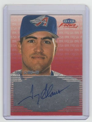 Troy Glaus 2000 Fleer Focus tinta fresca autógrafo SP ON CARD Serie Mundial MVP Foto 1 de 2