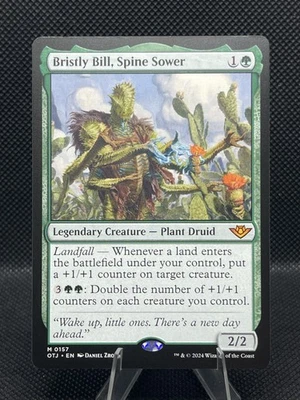 Bristly Bill, Spine Sower M Outlaws of Thunder Junction 157 NM - Image 1 of 2