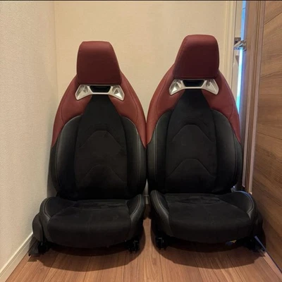 Toyota GR Supra A90 RZ OEM Leather Alcantara Seats Set Left Right Genuine - Image 1 of 4