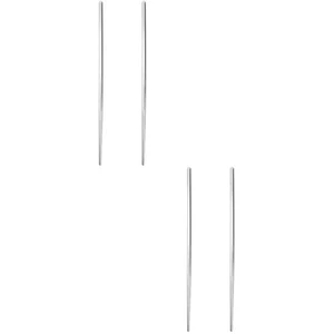 Juego de 2 Palillos Titanio Viaje Niño Acero Inoxidable Reutilizables - Imagen 1 de 12