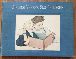 SINGING VERSES FOR CHILDREN Old 1897 Illustrated Song Book - Imagen 1 de 10