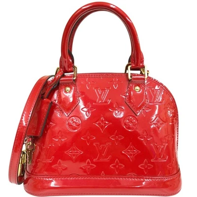 Auténtico Bolso de Mano Louis Vuitton Alma BB Monograma Vernis 2 Vías Bolso de Hombro M90174 Foto 1 de 4