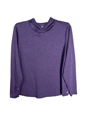 BCG Women's Plus Size 1 X Purple Athletic Hoodie Long Sleeve Dry Fit Sweatshirt - Image 1 of 4