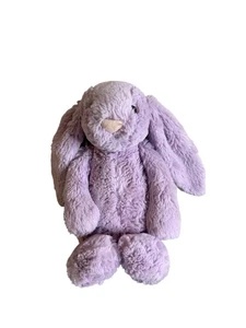 Jellycat Bashful Bunny Stuffed Animal Plush Toy 12" Lilac Purple Soft Cuddly - Picture 1 of 6