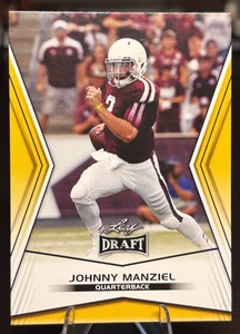 2014 Leaf Draft Johnny Manziel #JM1 Rookie RC Texas A&M Aggies Browns - Bild 1 von 2