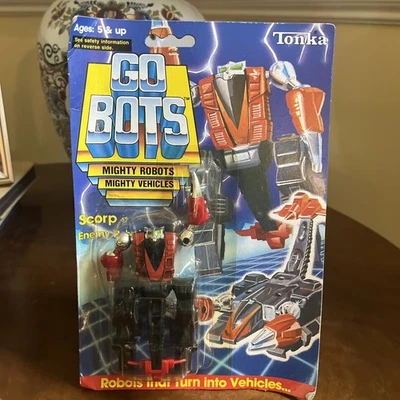 1985 Tonka Go Bots GoBots Scorp 47 Enemy Robot Monster Original Packaging - Image 1 of 4
