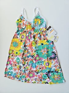 O'Neill Girl's Size S/7 Sleeveless Sun Dress Sun Kiss Floral Cotton Small NWT - Picture 1 of 2