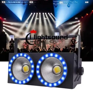 2 Eyes Blinder Led Ring 200w Led Cob Dmx Stage Effect Light Warm White Cool 2in1 - Picture 1 of 6