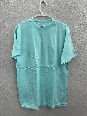 Hanes Beefy футболка размер большой синий Henson хлопок классика логотип винтажный одиночный стежок - Изображение 1 из 4