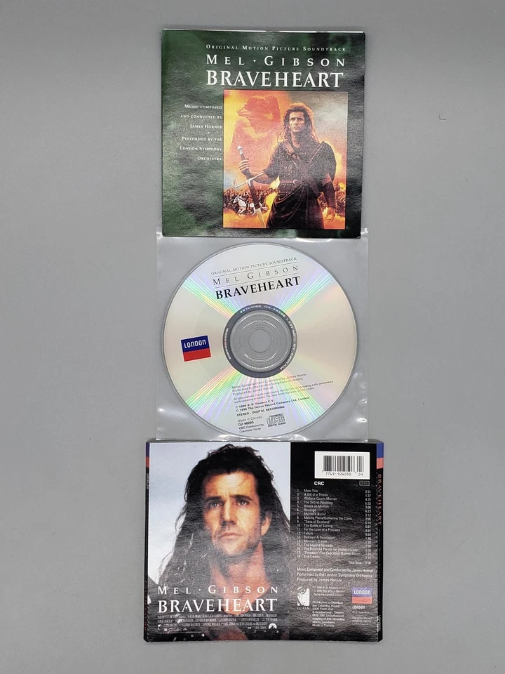 Braveheart (CD Soundtrack) No Case No Tracking Foto 1 de 1