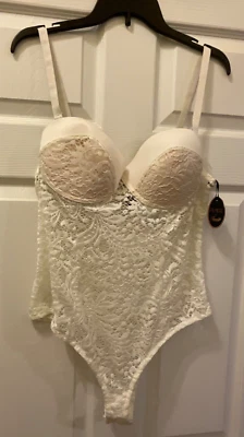 NEW Premier by Fantasy Teddy Ivory Lace Lingerie Sexy Wedding Women’s SZ 2X NWT  - Image 1 of 4