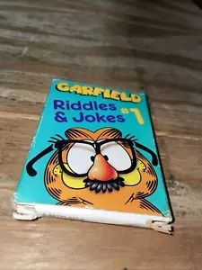 Garfield Enigma E Scherzo Carte Vintage 1978 Completo Gatto - Foto 1 di 6