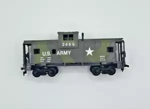 AHM - Ho Scale - U.S. Army Caboose #3455 - No Box - Picture 1 of 8